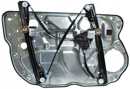MECHANIZM OPUSZCZANIA SZYBY VW POLO 9N PRZÓD PRAWY ELEKTRYCZNY Z BLACHĄ KPL