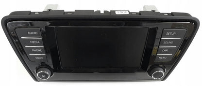 RADIO WYŚWIETLACZ 5E0919605H SKODA OCTAVIA III PANEL STEROWANIA EKRAN DOTYK